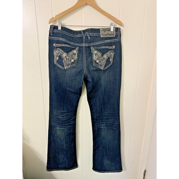 Hydraulic Denim - Hydraulic Gramercy Women's Jeans 14 Tall Dark Wash Bootcut Thick Stitch Western